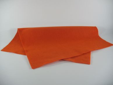 Plst dekorační 1 mm oranžová