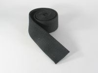 Popruh bavlněný černý 25 mm